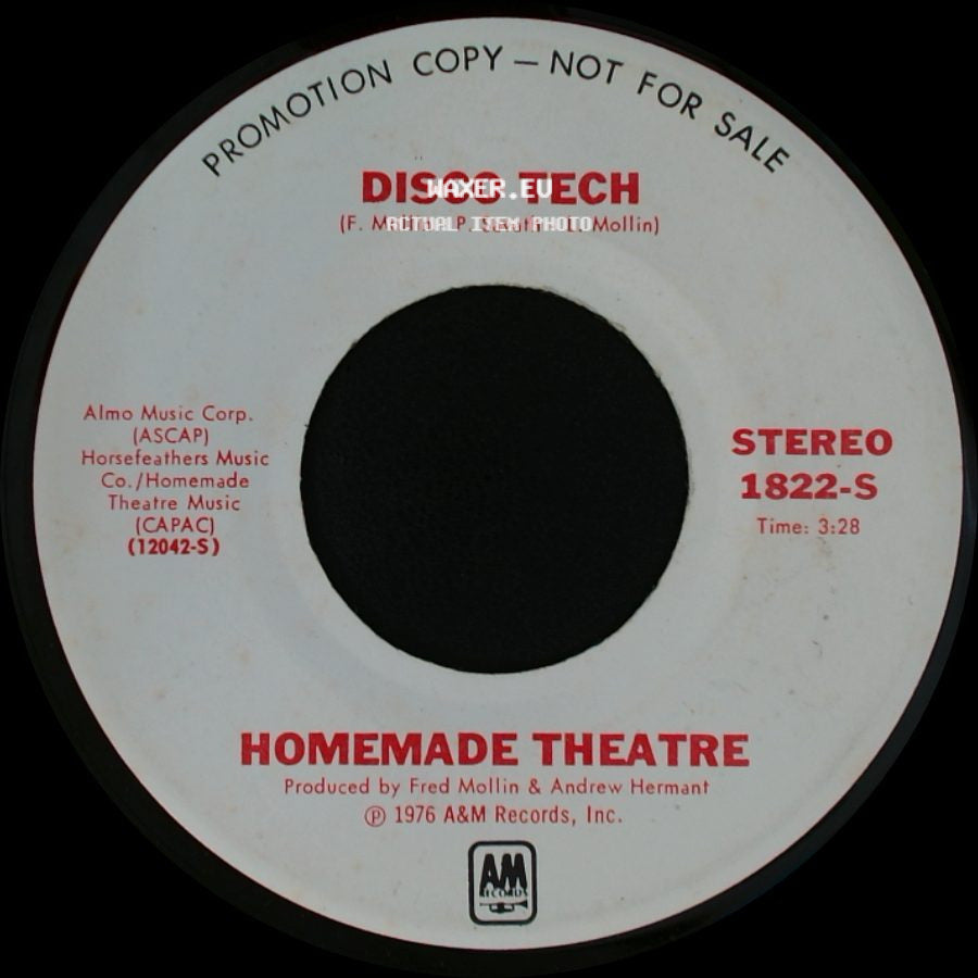 Homemade Theatre - Disco Tech / Disco Tech side A