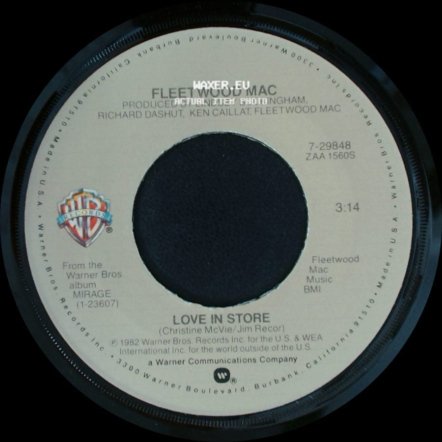 Fleetwood Mac - Love In Store / Can't Go Back side A
