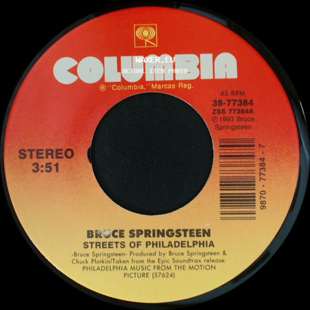 Bruce Springsteen - Streets Of Philadelphia / If I Should Fall Behind side A