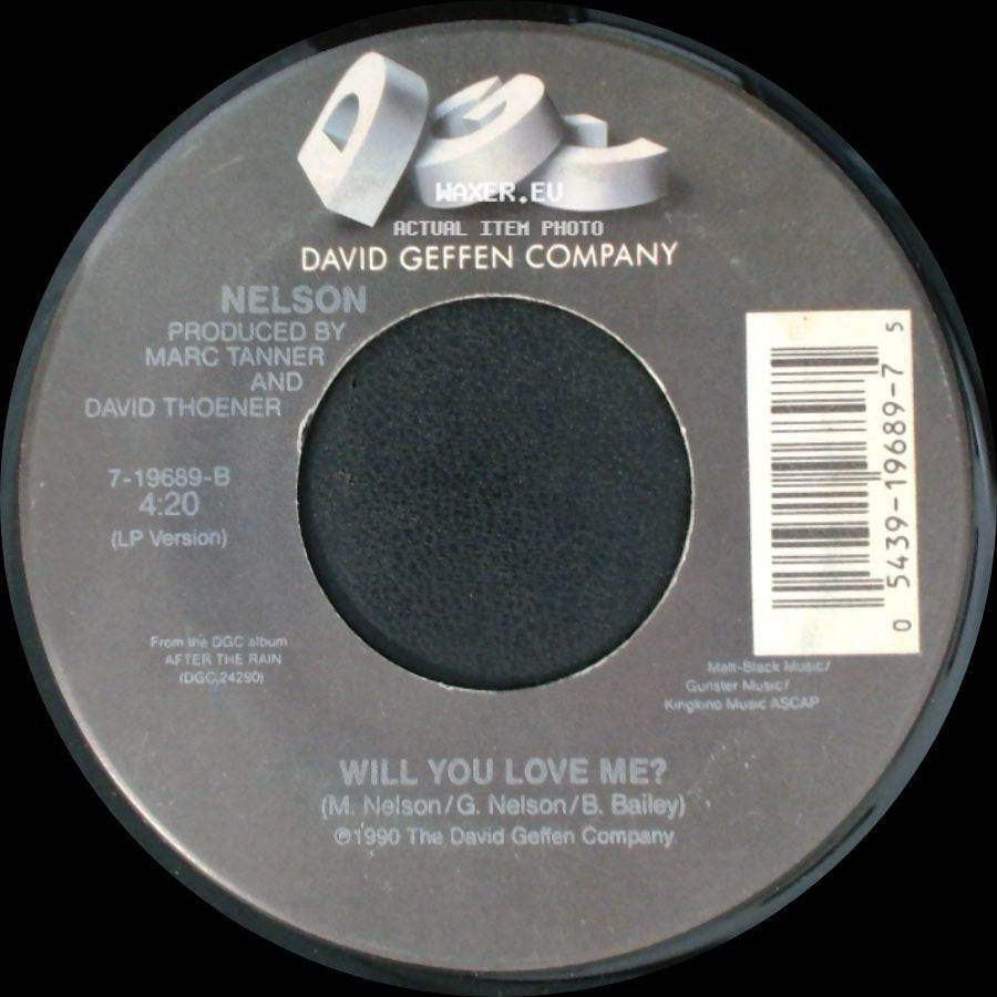 Nelson - Will You Love Me? / (Can't Live Without Your) Love And Affection side A