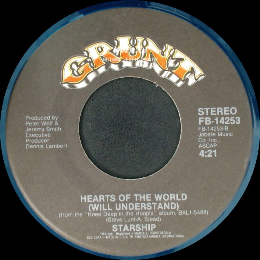 Starship - Hearts Of The World (Will Understand) / Sara (Edited) side A