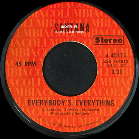 Santana - Guajira / Everybody's Everything side B