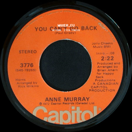 Anne Murray - Love Song / You Can't Go Back side B