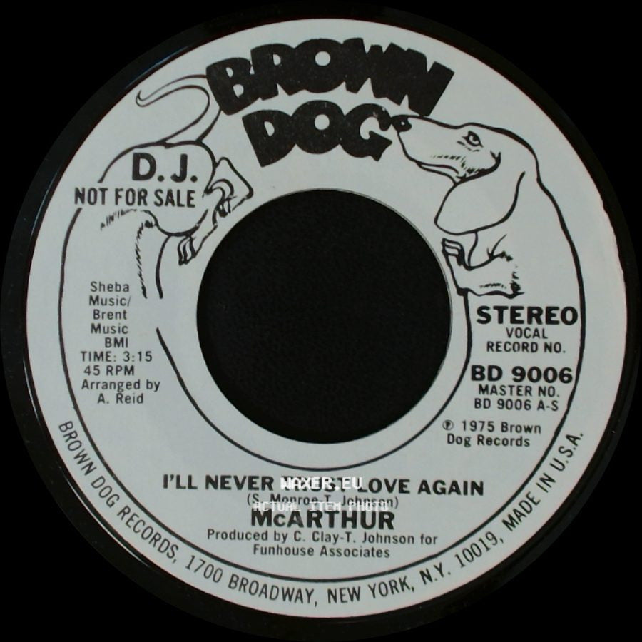 Mcarthur - I'll Never Trust Love Again / I'll Never Trust Love Again side B