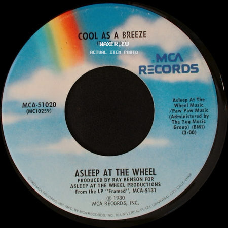 Asleep At The Wheel - Cool As A Breeze / Don't Get Caught Out In The Rain side A