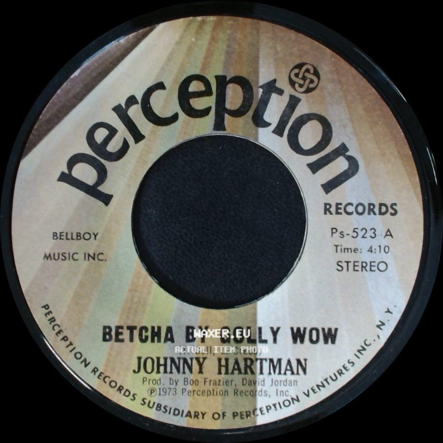 Johnny Hartman - Betcha By Golly Wow / Help Me Make It Through The Night side A