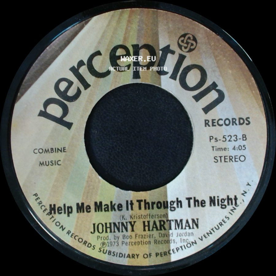Johnny Hartman - Betcha By Golly Wow / Help Me Make It Through The Night side B
