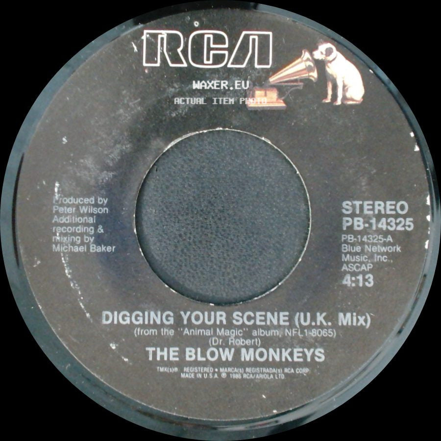 The Blow Monkeys - Digging Your Scene (U.K. Mix) / Digging Your Scene (U.S. Mix) side A