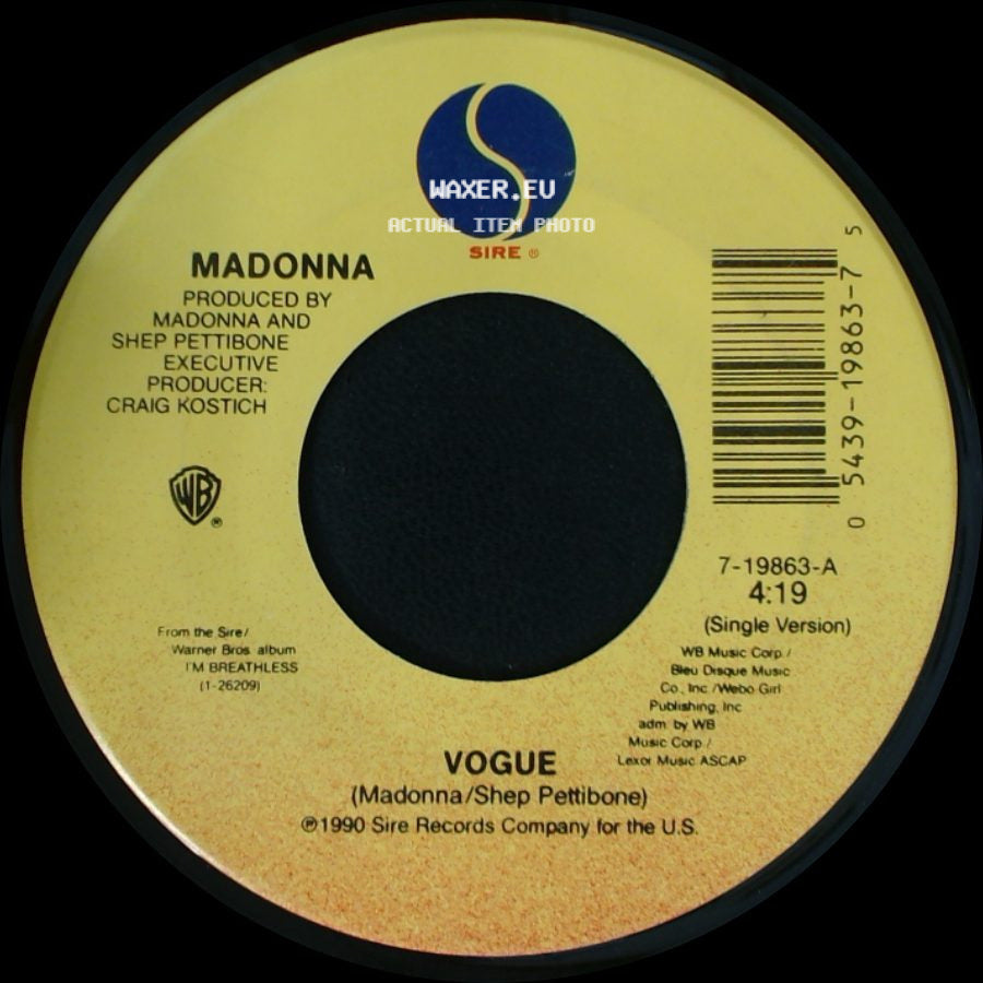 Madonna - Vogue / Vogue side A