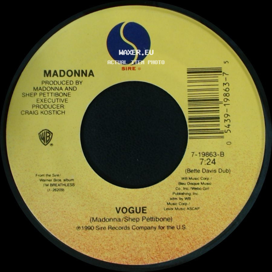 Madonna - Vogue / Vogue side B