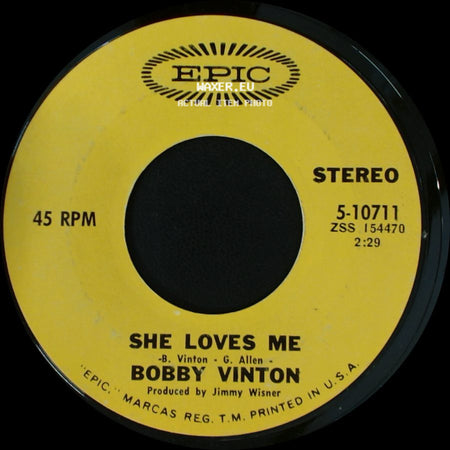 Bobby Vinton - I'll Make You My Baby / She Loves Me side B