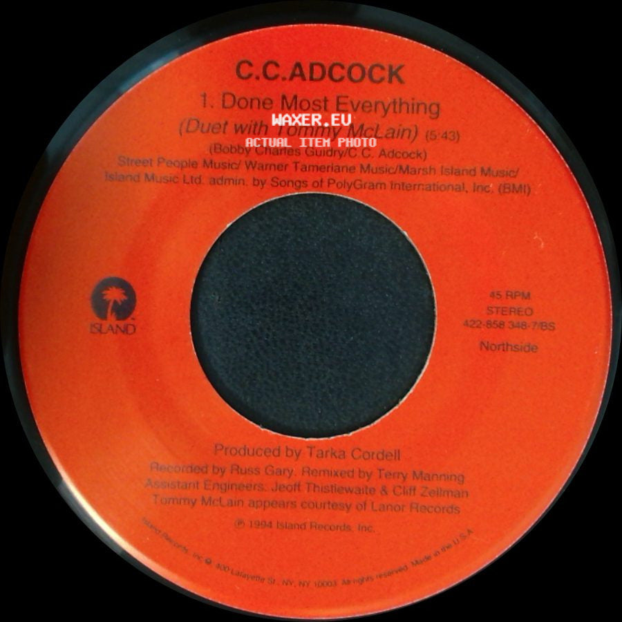 C.C. Adcock - Cindy Lou / Done Most Everything (Duet With Tommy Mclain) side B