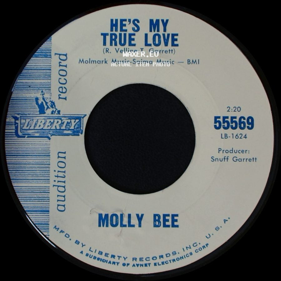 Molly Bee - He's My True Love / I Was Only Kidding side A