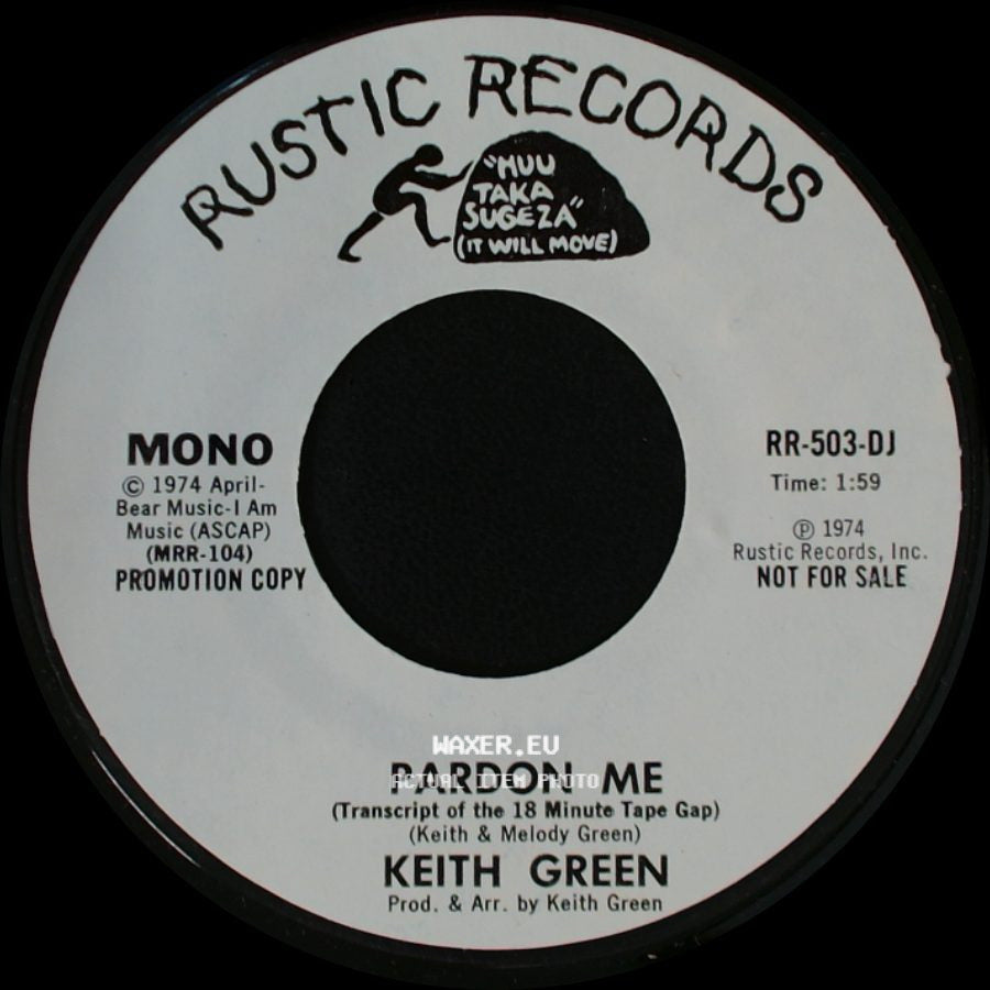 Keith Green - Pardon Me / Pardon Me side A