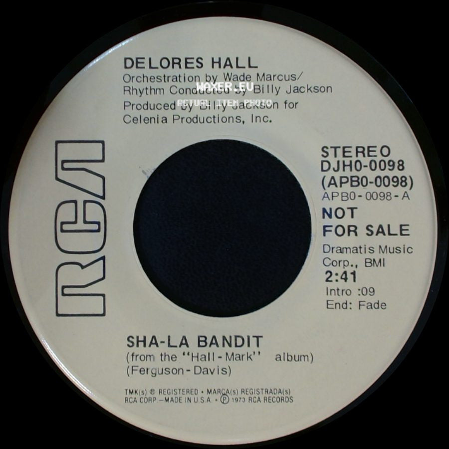 Delores Hall - Sha-La Bandit / Sha-La Bandit side B