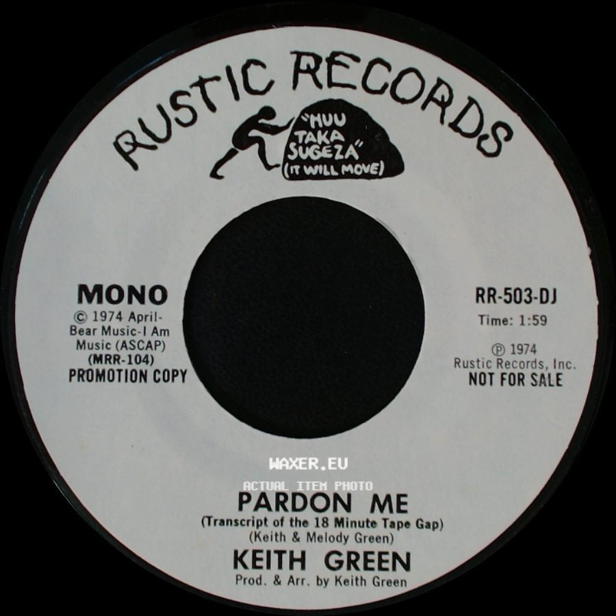Keith Green - Pardon Me / Pardon Me side A