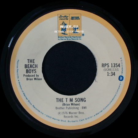 The Beach Boys - Rock And Roll Music / The T M Song side B