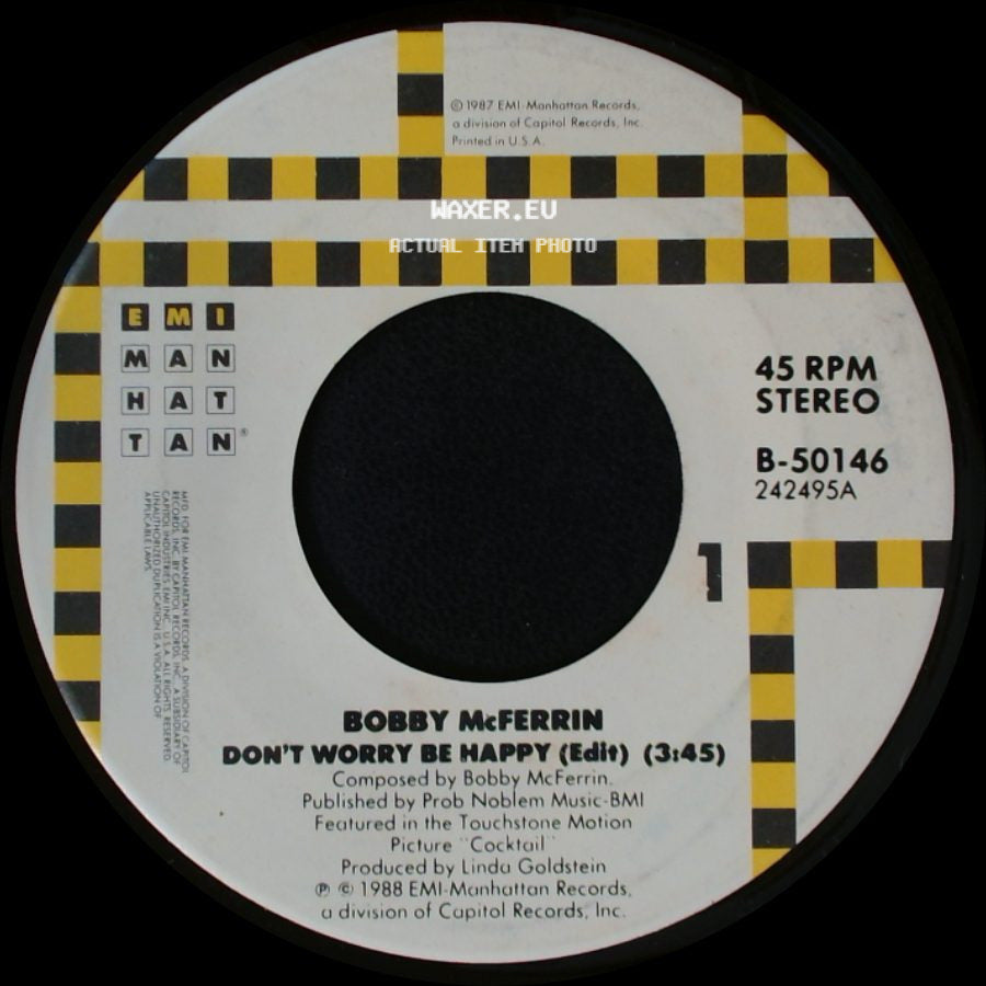 Bobby Mcferrin - Don't Worry Be Happy (Edit) / Simple Pleasures side A