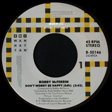 Bobby Mcferrin - Don't Worry Be Happy (Edit) / Simple Pleasures side A