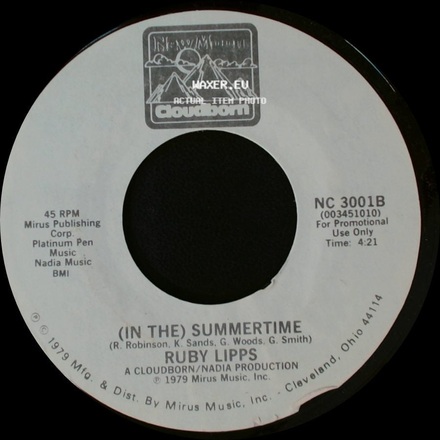 Ruby Lipps - (In The) Summertime / (At The) Roller Rink side A