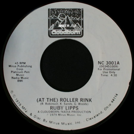 Ruby Lipps - (In The) Summertime / (At The) Roller Rink side B