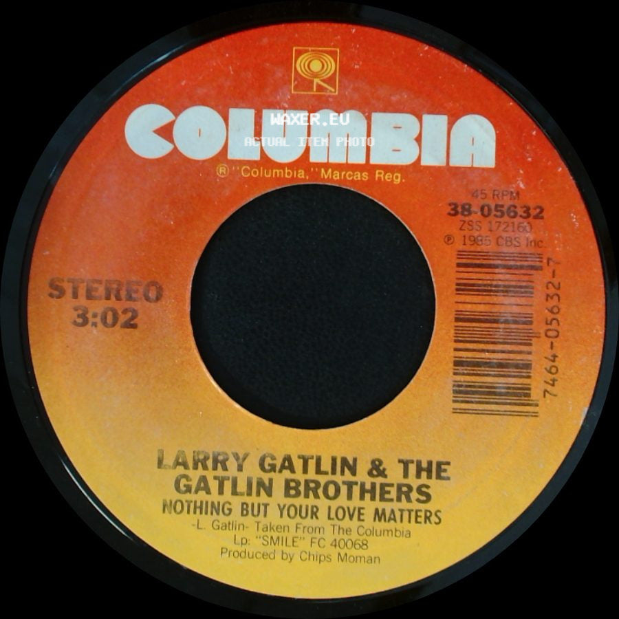Larry Gatlin & The Gatlin Brothers - Runaway Go Home / Nothing But Your Love Matters side B