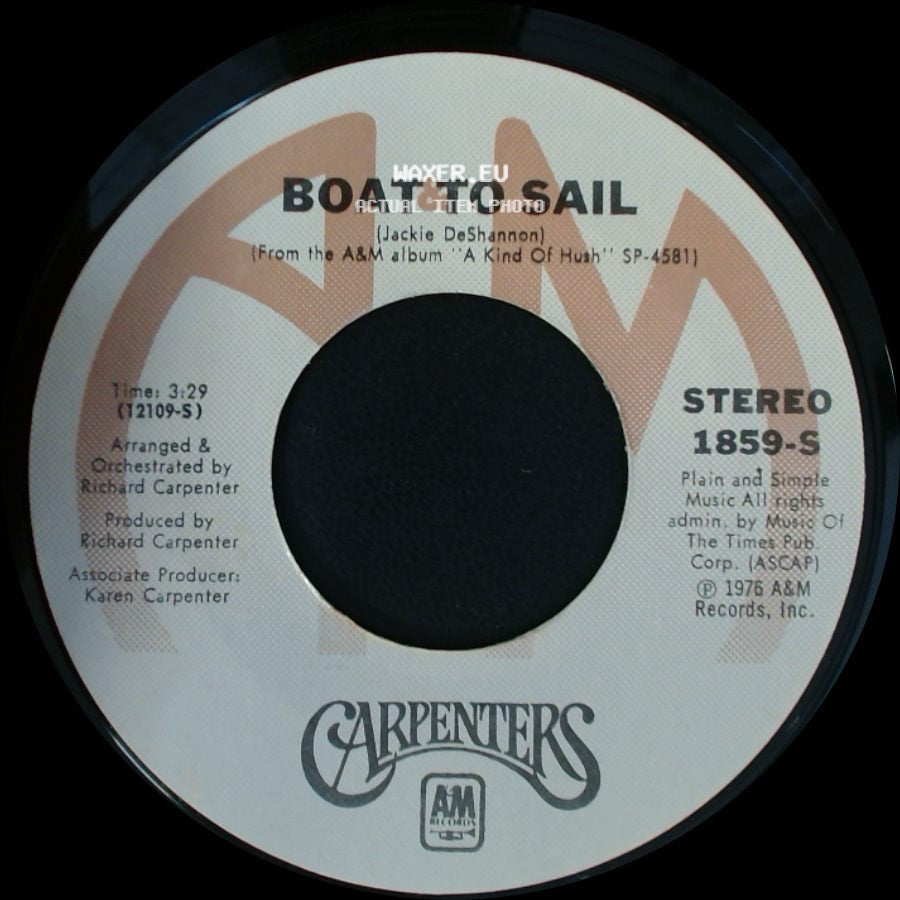 Carpenters - Goofus / Boat To Sail side B