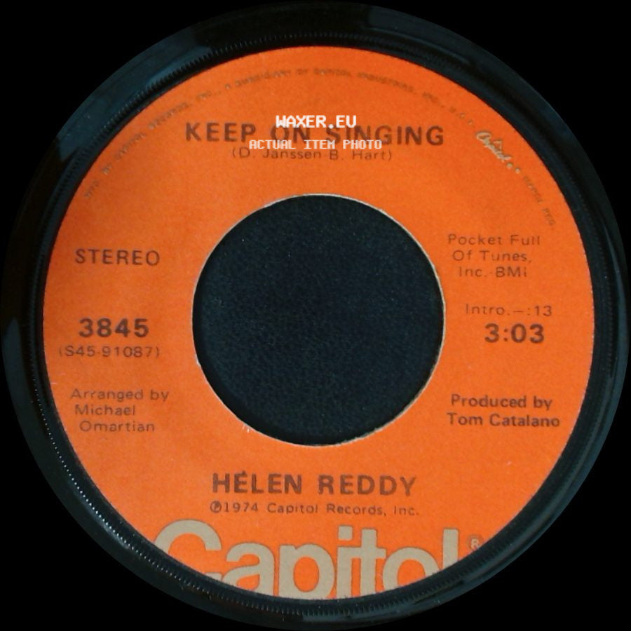 Helen Reddy - Keep On Singing / You're My Home side A