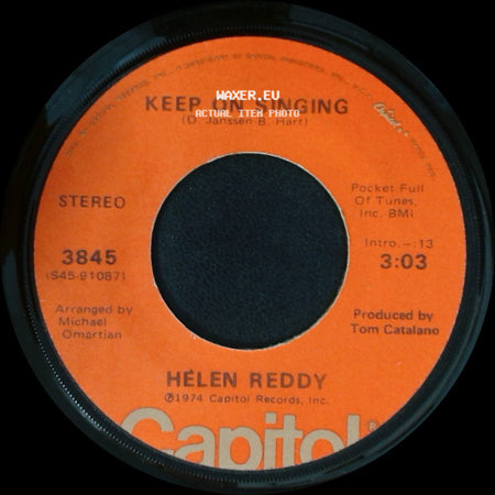 Helen Reddy - Keep On Singing / You're My Home side A
