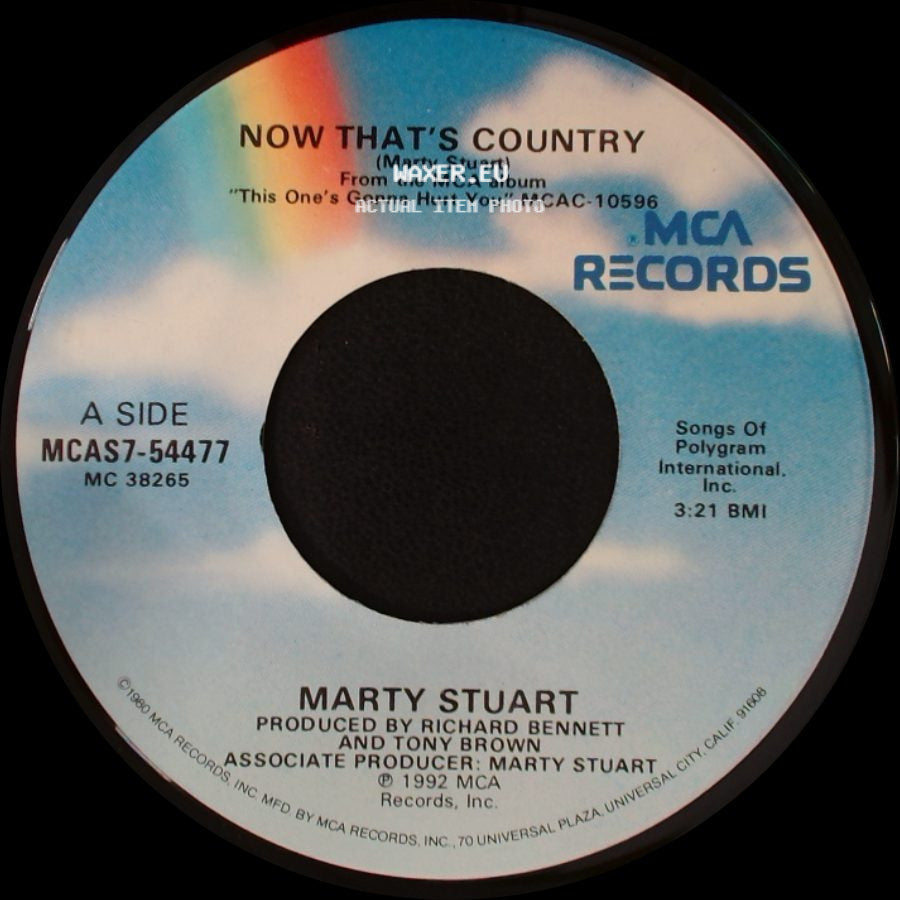 Marty Stuart - Now That's Country / Me & Hank & Jumpin' Jack Flash side A