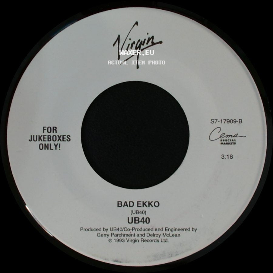 Ub40 - Bad Ekko / C'est La Vie side A