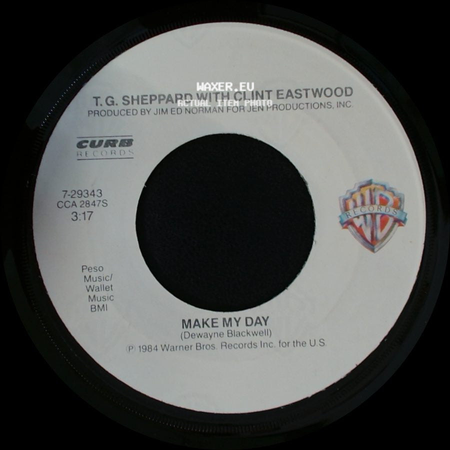 T.G. Sheppard / T. G. Sheppard With Clint Eastwood - How Lucky We Are / Make My Day side B
