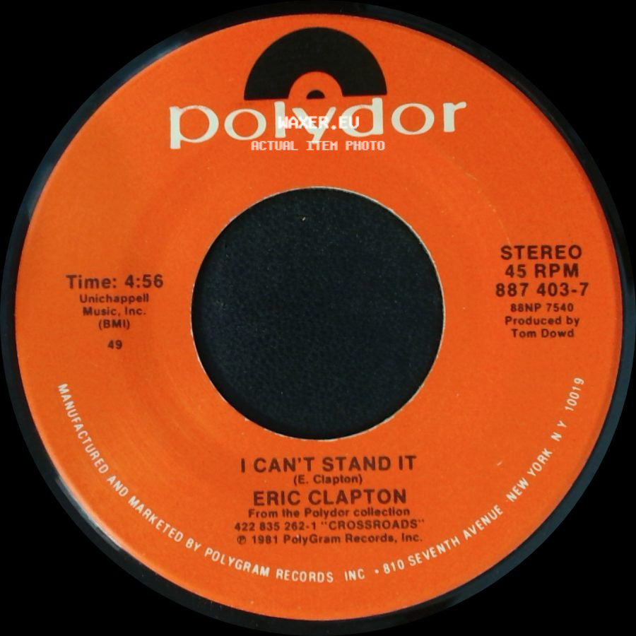 Eric Clapton - I Can't Stand It / After Midnight side A