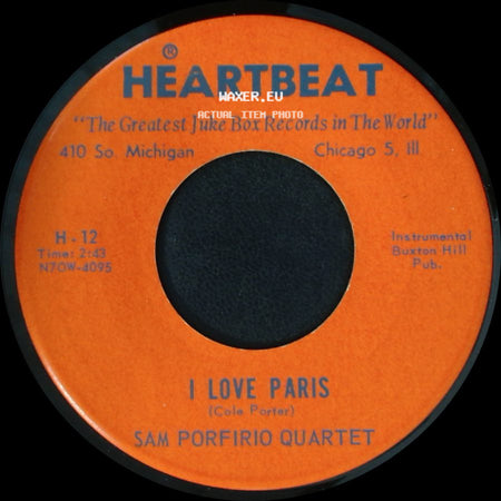 Sam Porfirio Quartet - I Love Paris / My Funny Valentine side A