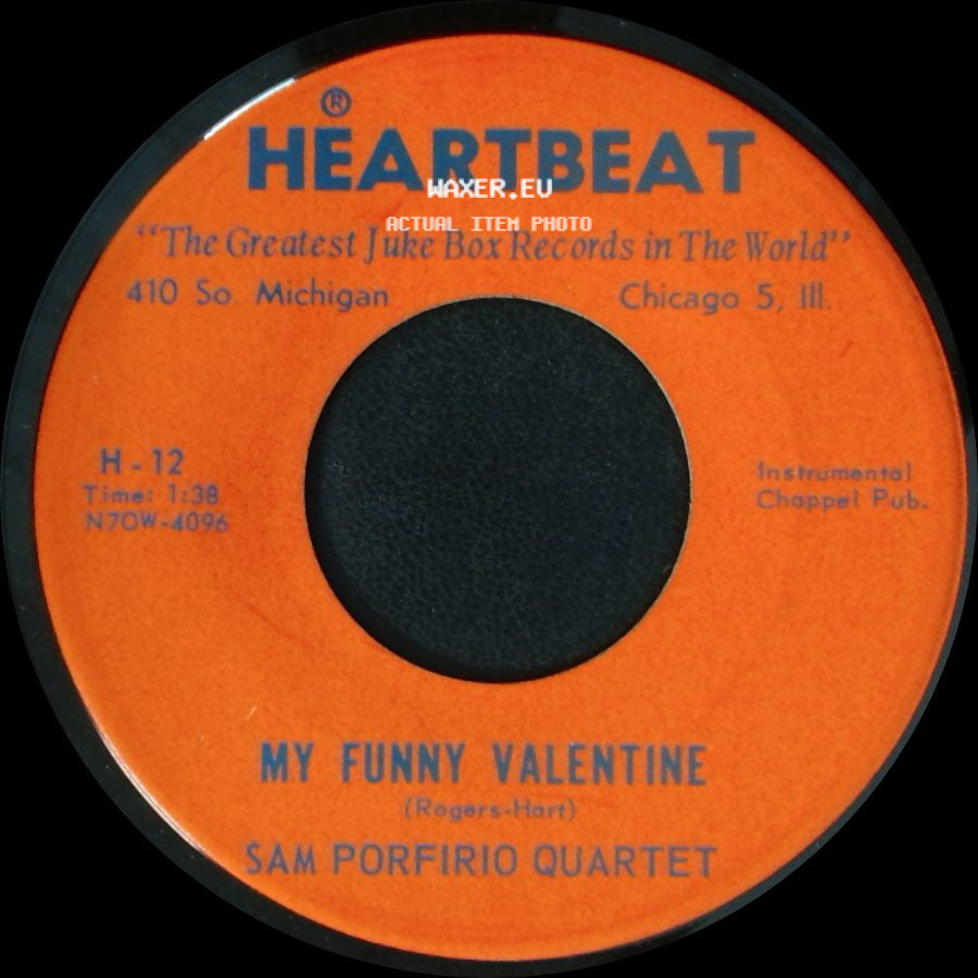 Sam Porfirio Quartet - I Love Paris / My Funny Valentine side B