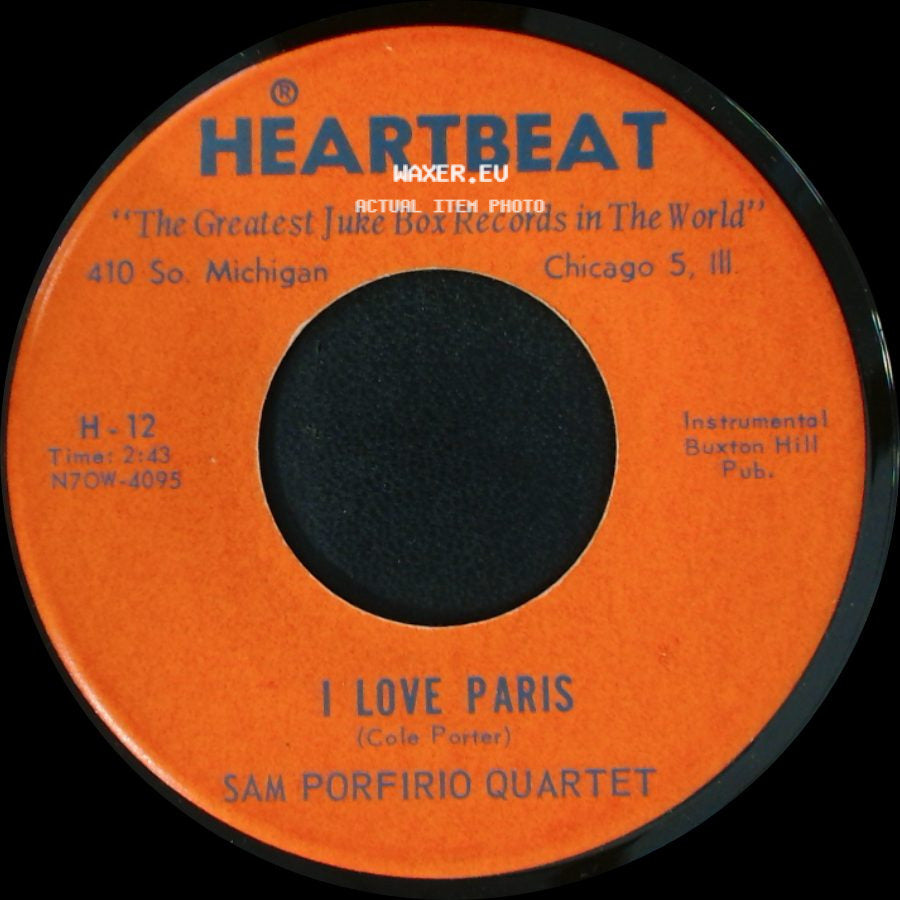 Sam Porfirio Quartet - I Love Paris / My Funny Valentine side A