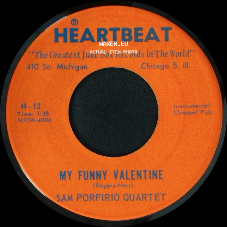 Sam Porfirio Quartet - I Love Paris / My Funny Valentine side B