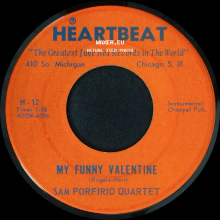 Sam Porfirio Quartet - I Love Paris / My Funny Valentine side B