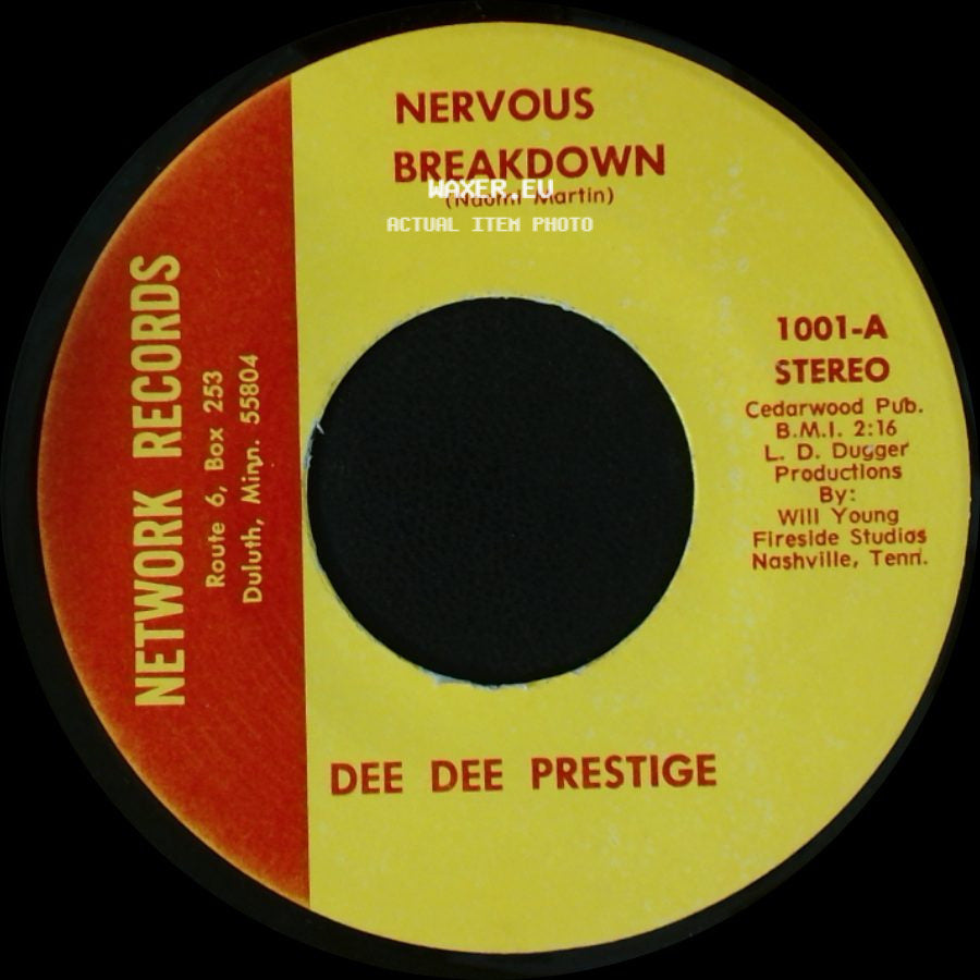 Dee Dee Prestige - Before I Change My Mind / Nervous Breakdown side B