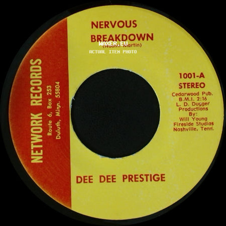 Dee Dee Prestige - Before I Change My Mind / Nervous Breakdown side B