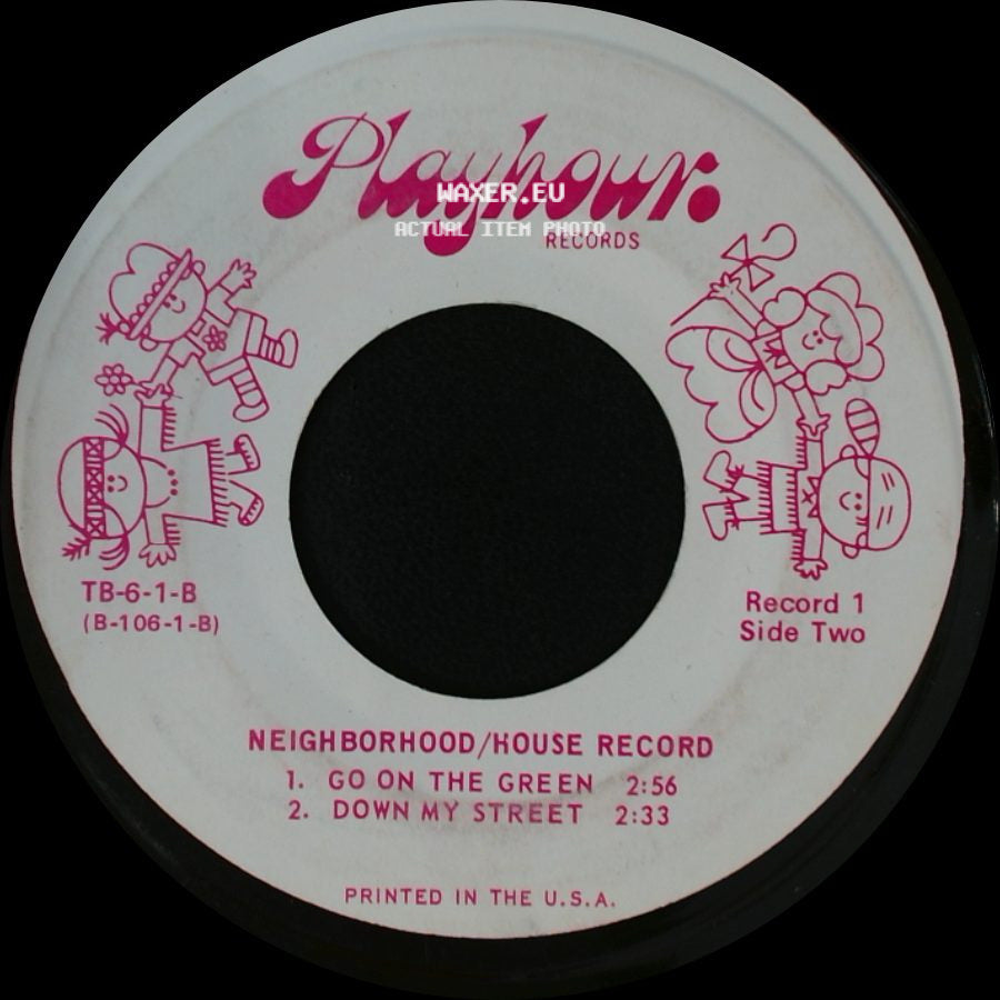 Unknown Artist - Neighborhood/House Record / Neighborhood/House Record side B