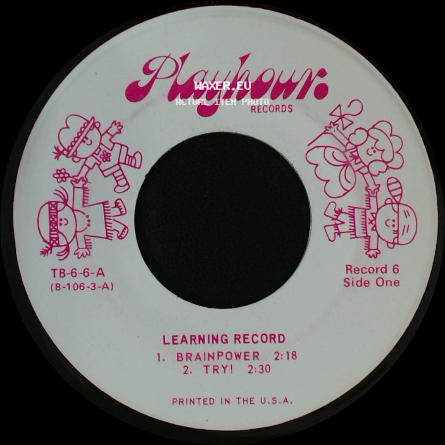 Unknown Artist - Learning Record / Learning Record side A