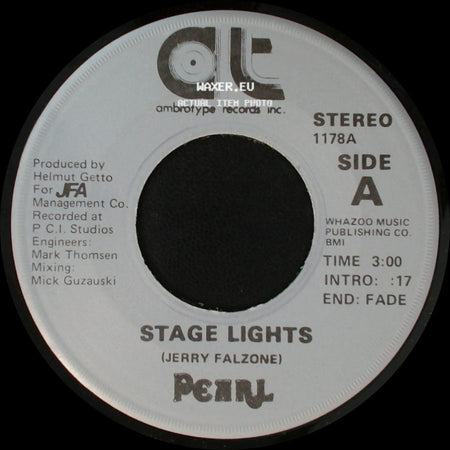 Pearl - Stage Lights / I'll Take Your Money side A