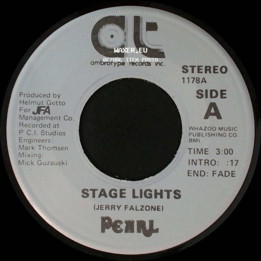 Pearl - Stage Lights / I'll Take Your Money side A