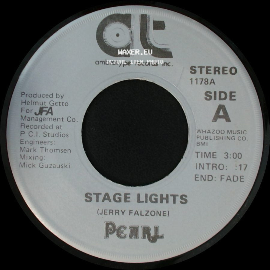 Pearl - Stage Lights / I'll Take Your Money side A