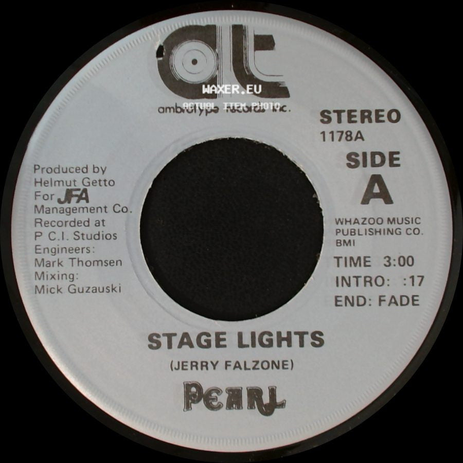 Pearl - Stage Lights / I'll Take Your Money side A