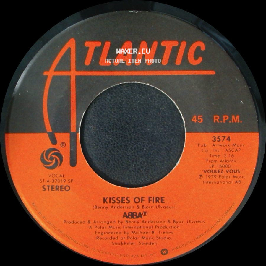 Abba - Does Your Mother Know / Kisses Of Fire side B