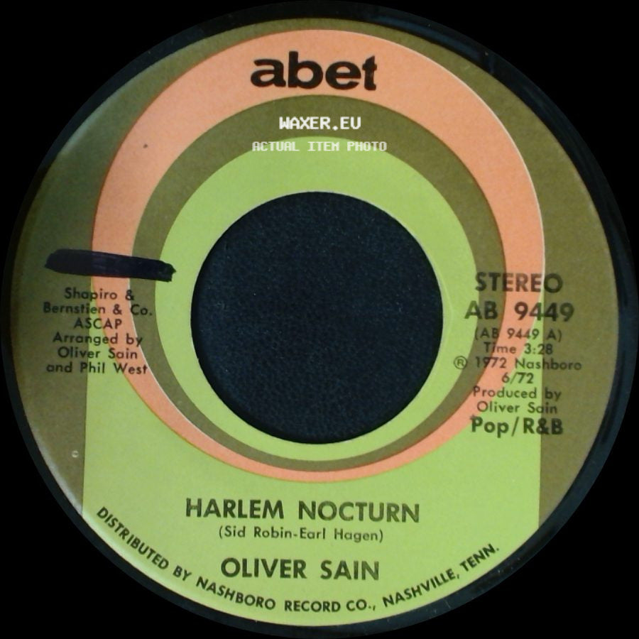 Oliver Sain - Harlem Nocturn / Mr. King & Mr. Jordan side A