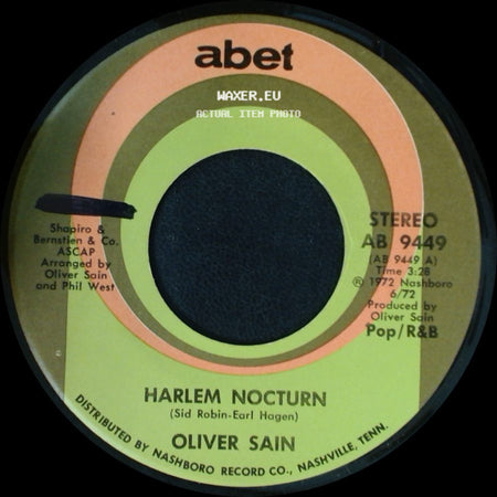 Oliver Sain - Harlem Nocturn / Mr. King & Mr. Jordan side A