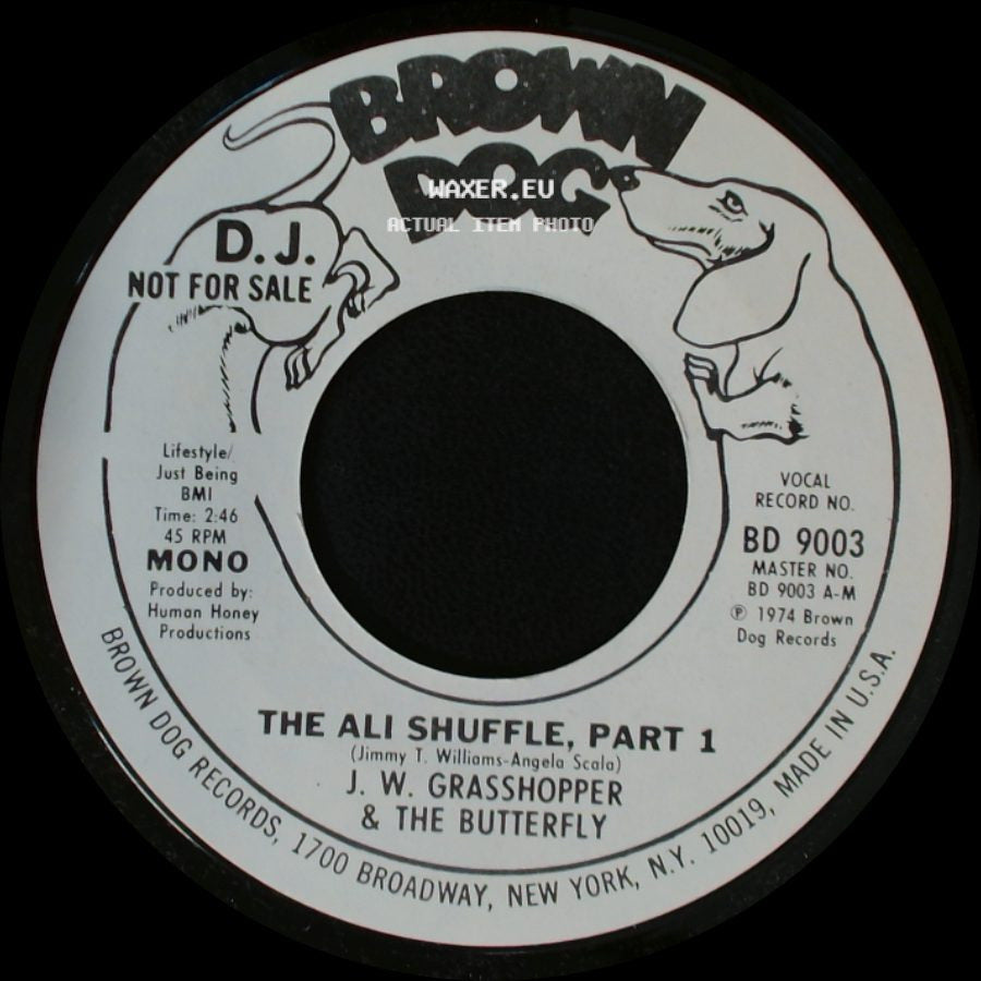 J. W. Grasshopper & The Butterfly - The Ali Shuffle, Part 1 / The Ali Shuffle, Part 2 side A